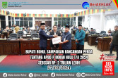 Bupati Rohul Sampaikan Rancangan Perda Tentang APBD-P Rokan Hulu T/A 2024 Sebesar 2 Triliun Lebih