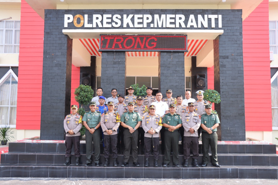 Kapolres Meranti : TNI-Polri Tetap Solid Amankan Pemilu 2024