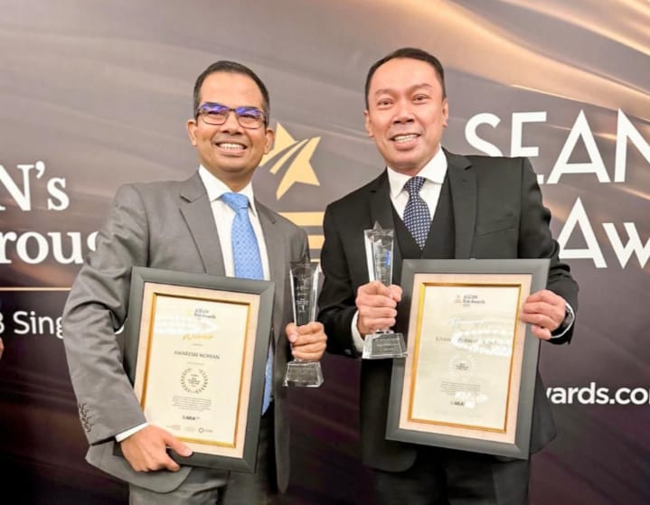 Masuk Jajaran Dua Terbaik Risk Professional of the Year di Ajang ASEAN Risk Awards 2023