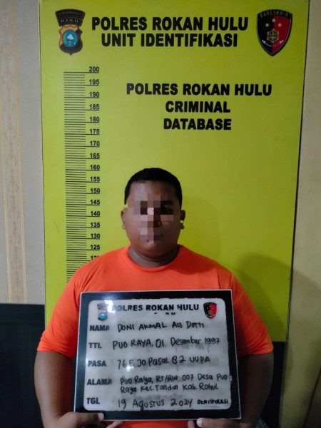 Ketua LPAI  Apresiasi  Kapilees Rohul AKBP Budi Setiyono SIK MH Atas Penangkapan Oknum Ustadz Pelaku Cabul