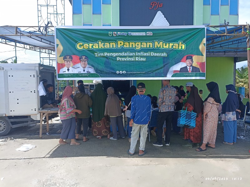 GPM di Sri Meranti, Pemprov Riau Tekan Harga Pangan Strategis