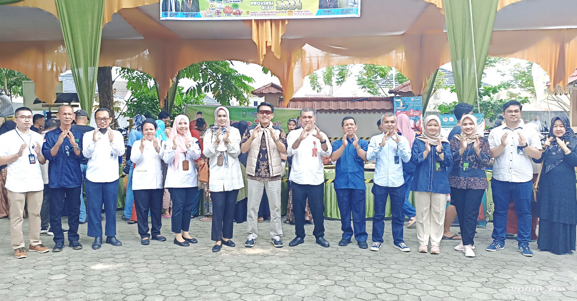 Dinas Tanaman Pangan dan Hortikultura Riau Bersama Dinas Ketahanan Pangan Kota Pekanbaru Gelar Pasar Murah