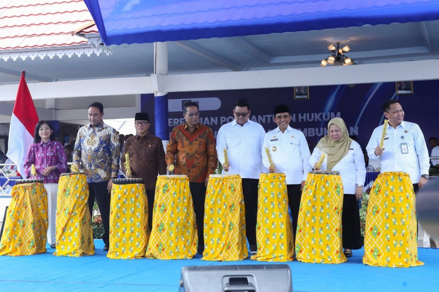 Kepala BNN RI,Dukung Terobosan Kemenkum Resmikan Posbankum dan Deklarasi Desa Bersinar di Sulawesi Tengah