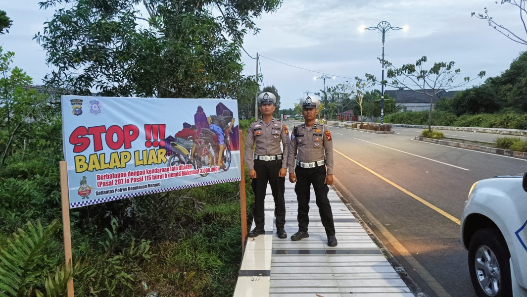 Satlantas Polres Meranti Ajak Masyarakat Tertib Berlalulintas
