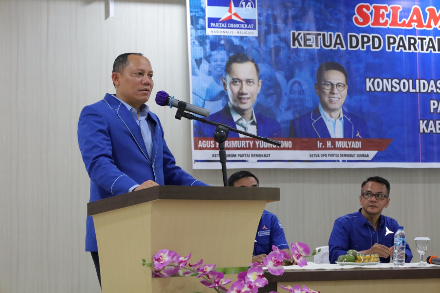 Sabar: Agar Demokrat Bisa Mengusung Cabup-cawabup Kabupaten Pasaman