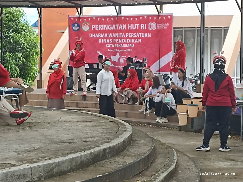 DWP Disdik Pekanbaru Gelar Lomba Meriahkan HUT RI ke-80