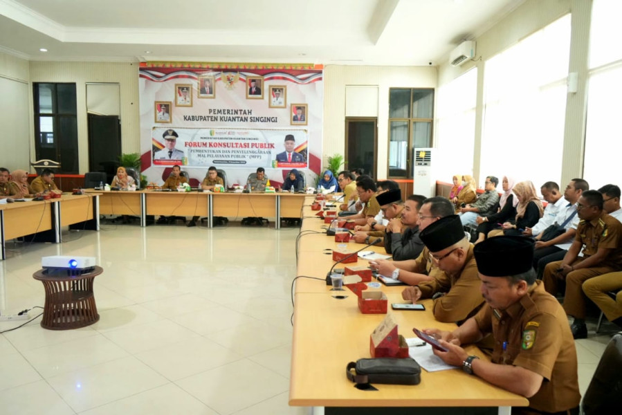 Pemkab Kuansing Taja Forum Konsultasi Publik