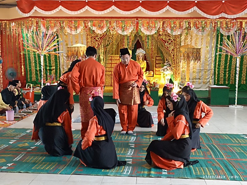SMA Negeri 17 Pekanbaru Gelar Karya P5 Angkat Kearifan Lokal Adat Pernikahan Melayu Riau