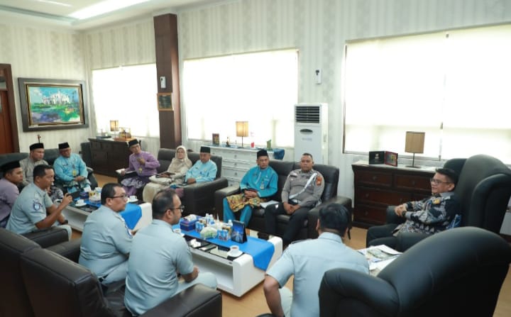 Bangun Sinergitas,Jasa Raharja Riau Lakukan Audiensi Dengan Pj Bupati Siak