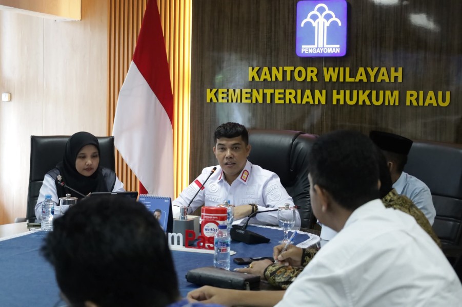 Kanwil Kemenkum Riau Dorong Harmonisasi Regulasi, Bahas Perencanaan Perda Kabupaten Siak
