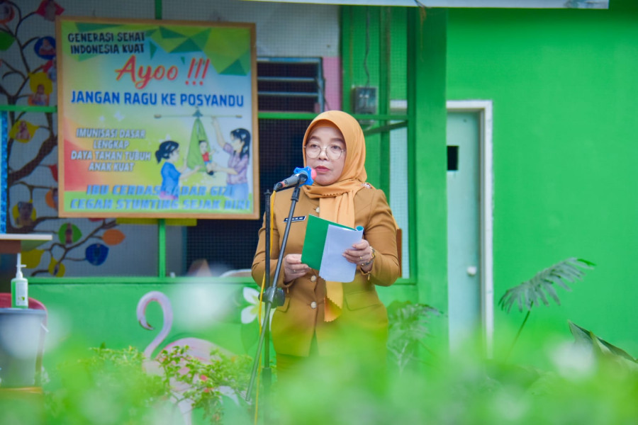 Pj Sekda Kampar Ramlah Launcing Lomba Pos Yandu Tingkat Kabupaten Kampar