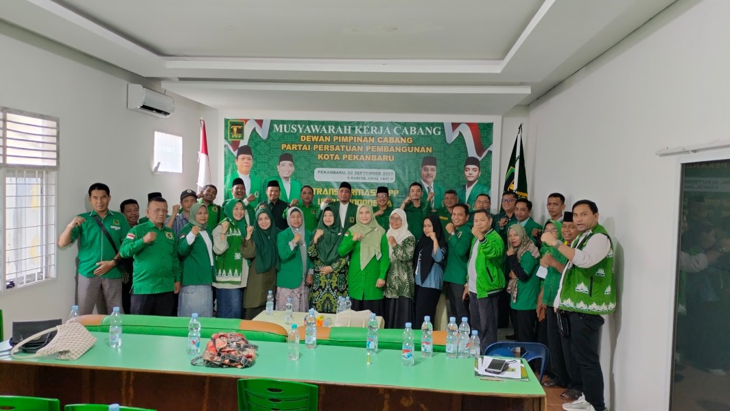 PPP Pekanbaru Gelar Muskercab, Perkuat Konsolidasi Hadapi Pemilu