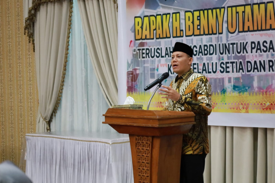 Wabup Pasaman Sabar AS Puji Benny Utama sebagai Pemimpin yang Tak Pernah Marah