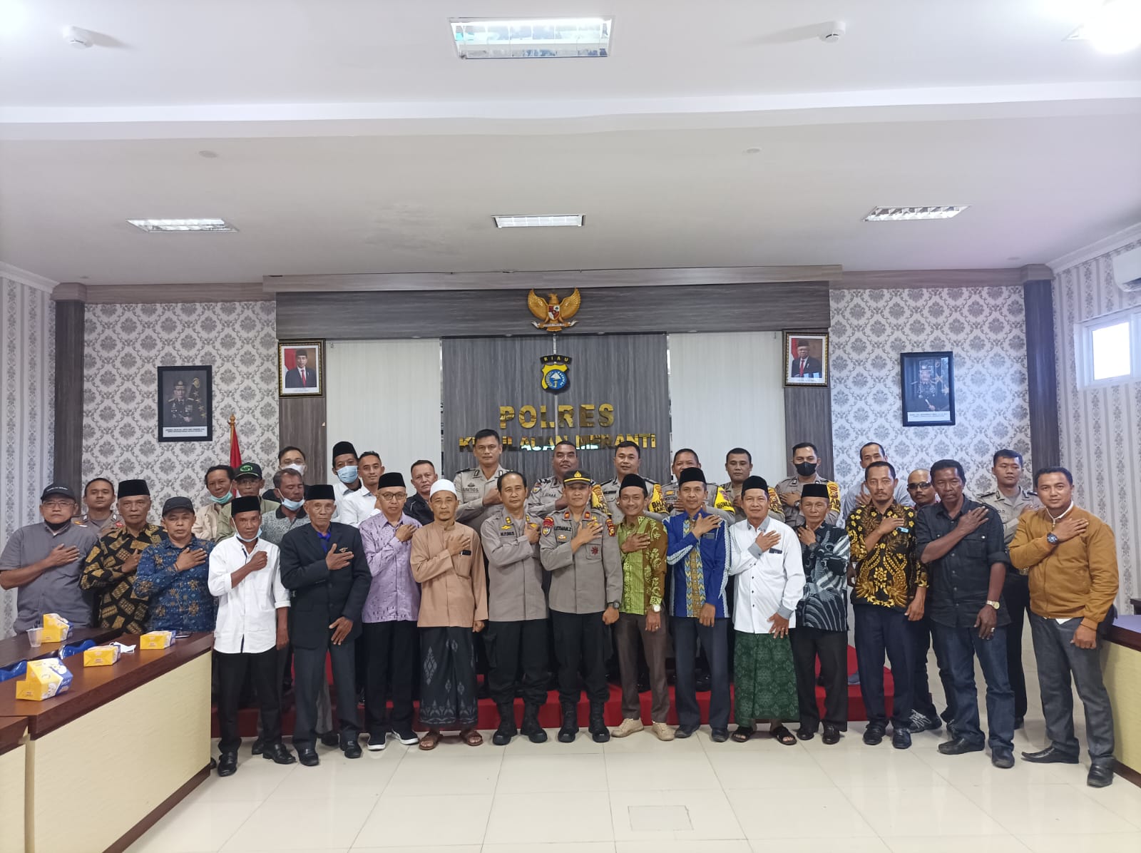 Dit Binmas Polda Riau Gelar Sosialisasi Pencegahan Paham Radikalisme Intoleransi dan Terorisme di Polres Meranti