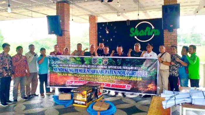 Asosiasi Pemerintah Desa Seluruh Indonesia (APDESI) Inhu Mendukung Pemerintah Dalam Mencegah Terjadinya Karhutla