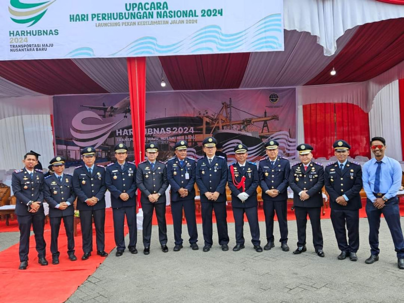 Bertempat Di Terminal BRPS,Apel Hari Perhubungan Nasional (HARHUBNAS) Digelar