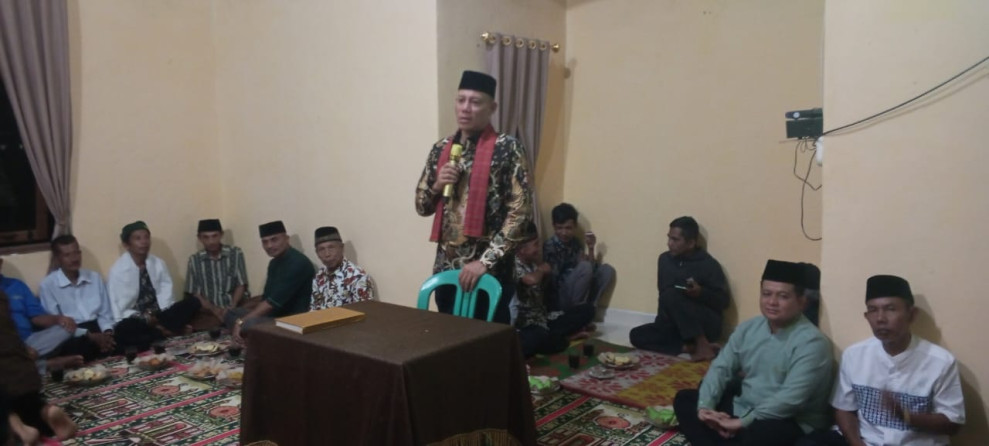 Diapresiasi,Bupati Pasaman Sabar AS Hadiri Peringatan Maulud Nabi Muhammad SAW di Mushala Kecil