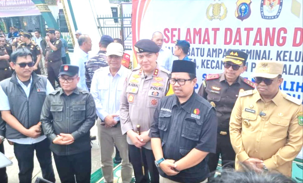 Pastikan Berjalan Lancar,Ketua Bawaslu Riau  Bersama Pj Gubernur Riau Beserta Forkopimda Tinjau Pelaksanaan Pilkada 2024