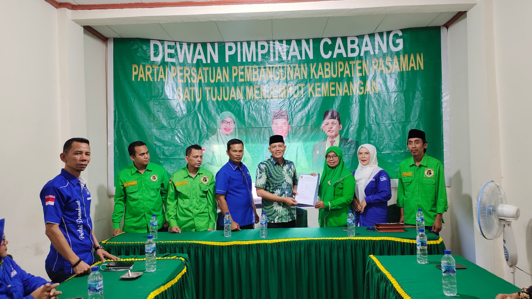 Didampingi Pengurus DPC Demokrat,Sabar AS Mendaftar Jadi Bacabup Pasaman ke DPC PPP