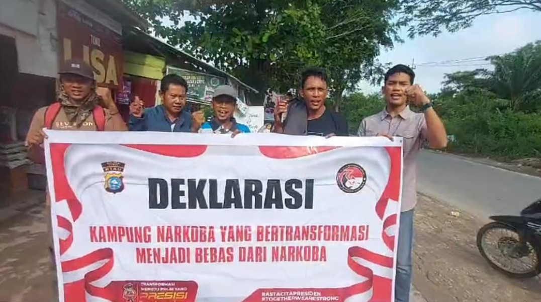 Kampung Bebas Narkoba Di Bukit Kapur : 100 Hari Menuju Lingkungan Sehat bebas Narkoba