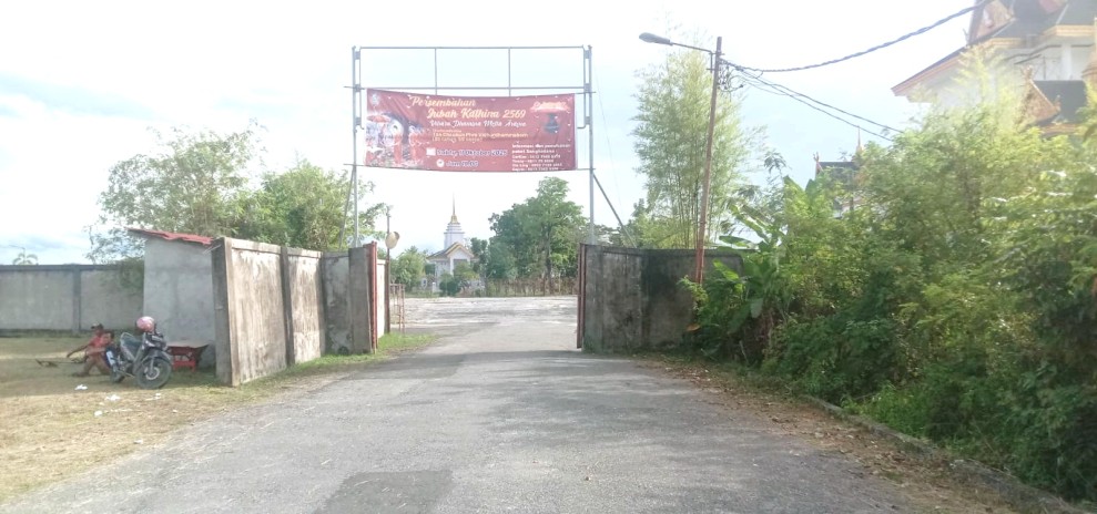 Developer Diduga Paksa Gunakan Jalan Milik Vihara, Ketua Pembangunan Vihara Budi Pujianto Tios Melakukan Penolakan