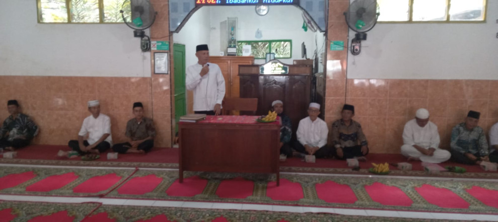 Bupati Pasaman Sabar AS Berharap Masjid Menjadi Instrumen Pendidikan Agama Di Tengah Masyarakat