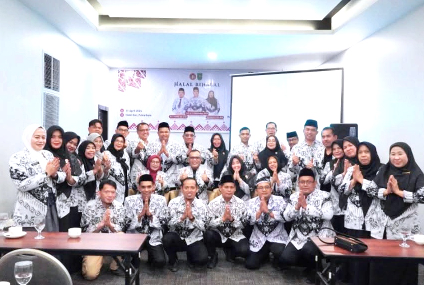Halal Bihalal PGRI Riau Perkuat Solidaritas dan Sinergi Antar Pengurus