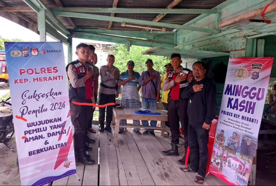 Polres Kepulauan Meranti Laksanakan Program Minggu Kasih Bersama Buruh Pelabuhan Pelindo Selatpanjang