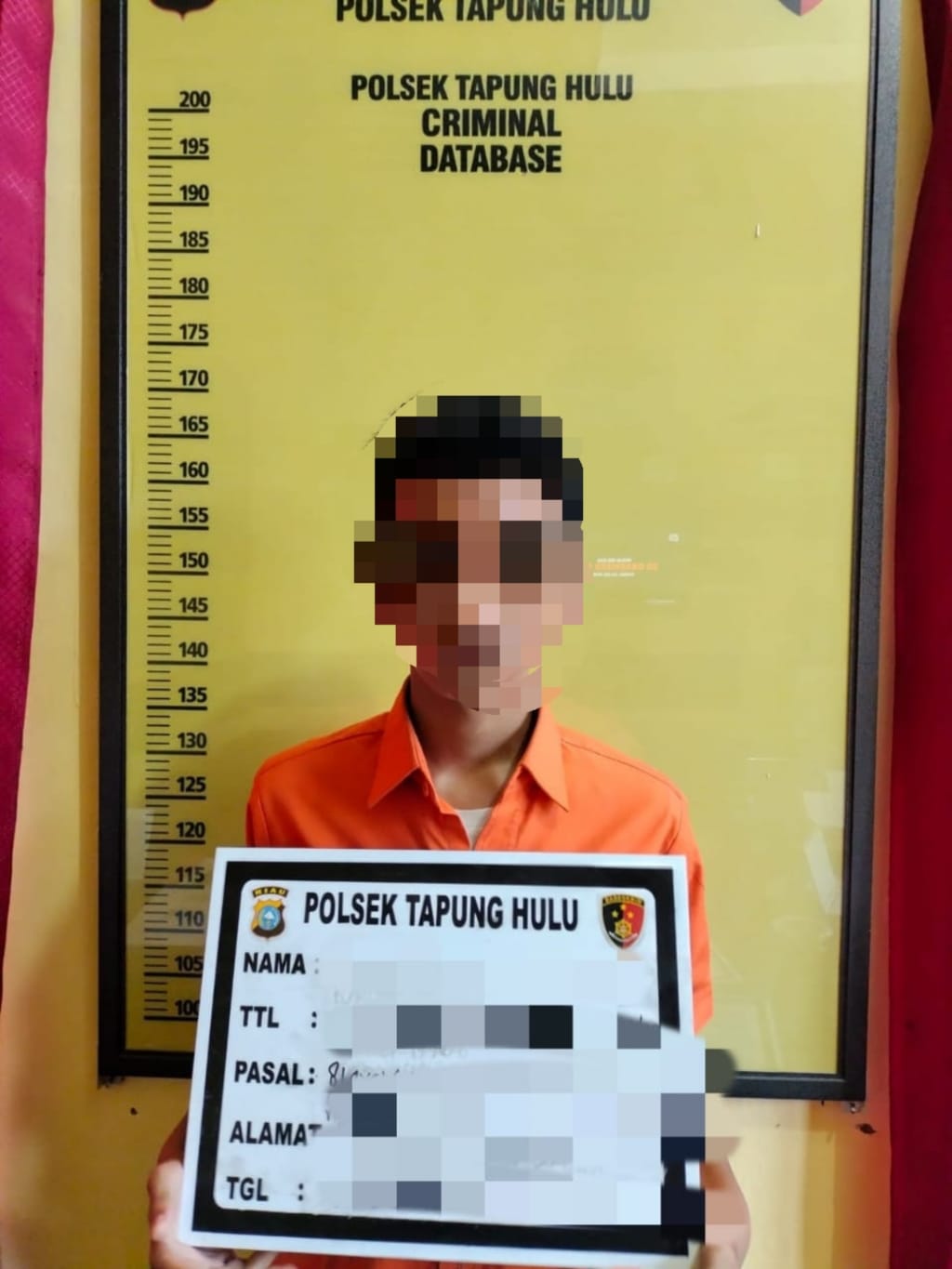 Pelaku Yang Masih di Bawah Umur di Ringkus Polsek Tapung