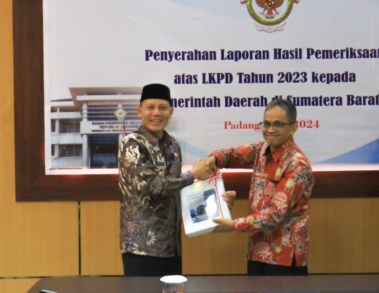 Untuk ke-11 Kalinya, Pemkab Pasaman Raih Opini WTP