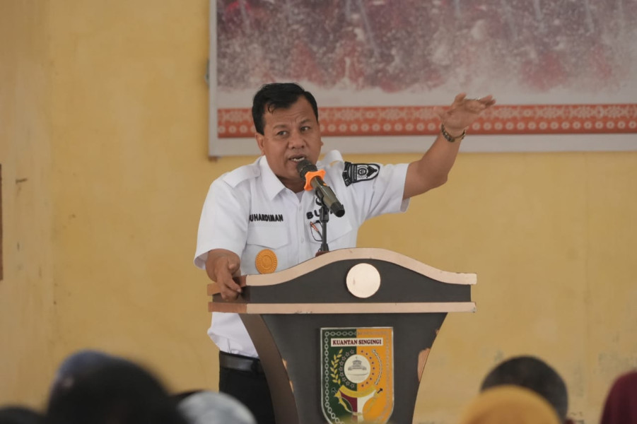 Camat Kuantan Hilir Launching Aplikasi E Petugas