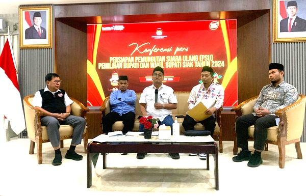 Jaga Netralitas dan Pastikan PSU Siak Berlangsung Sesuai Aturan Berlaku,KPU Riau Larang Keras Timses Lakukan Aktivitas Kampanye