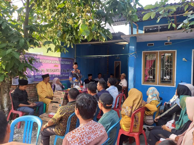 Ikuti Kegiatan Serap Aspirasi Masyarakat Anggota DPD RI,Kades Kualu Darmawan SH MH Berharap Usulan Masyarakat Dapat Direalisasikan