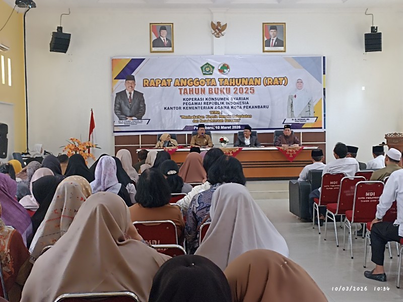 RAT KKSP Kemenag Pekanbaru Tahun Buku 2025 Digelar, Perkuat Kinerja Menuju Kesejahteraan Anggota