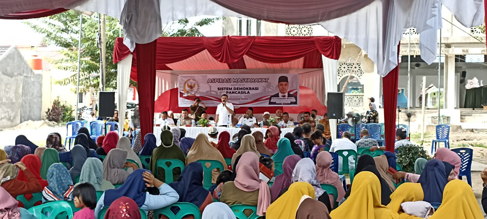 Anggota Komisi III DPR RI Fraksi Partai Gerindra Laksanakan Reses di Kelurahan Perhentian Marpoyan Kota Pekanbaru