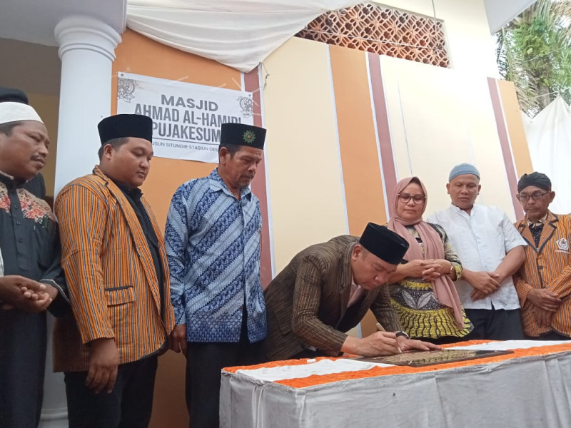 Dedi Iskandar SE : Mesjid Pertama di Indonesia Yang Dibangun Oleh Paguyuban Pujakesuma