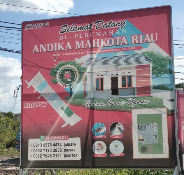 Sudah Memiliki PBG,Spesifikasi Perumahan Andika Mahkota Riau Dipertanyakan