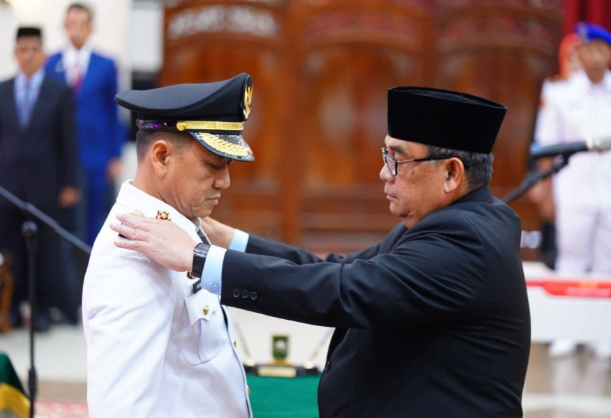 Dilantik Gubernur Riau,Hambali SH Resmi Jadi Pj Bupati Kampar