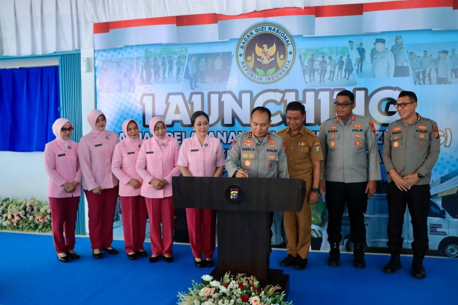 Kapolda Riau Resmikan Sentra Pelayanan Pangan Gizi di Kampar, Dorong Akses Pangan Sehat dan Ekonomi Lokal