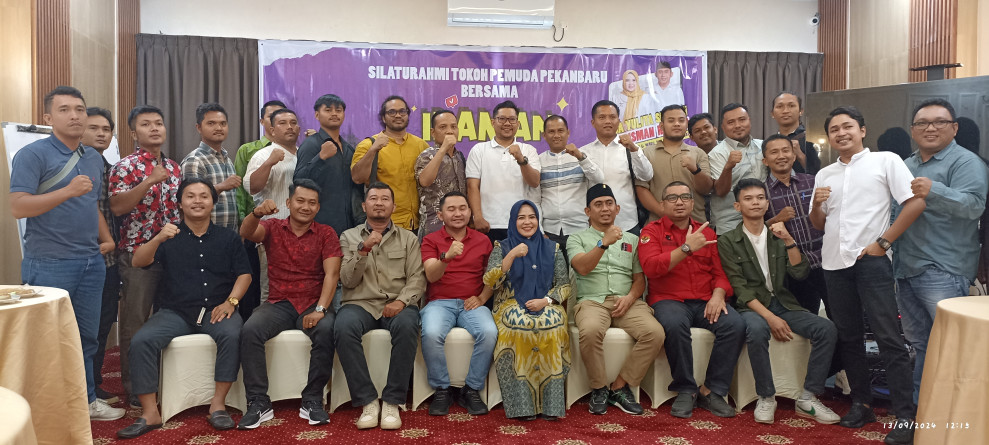 Silaturahmi Dengan Tokoh Muda Kota Pekanbaru,Paslon 