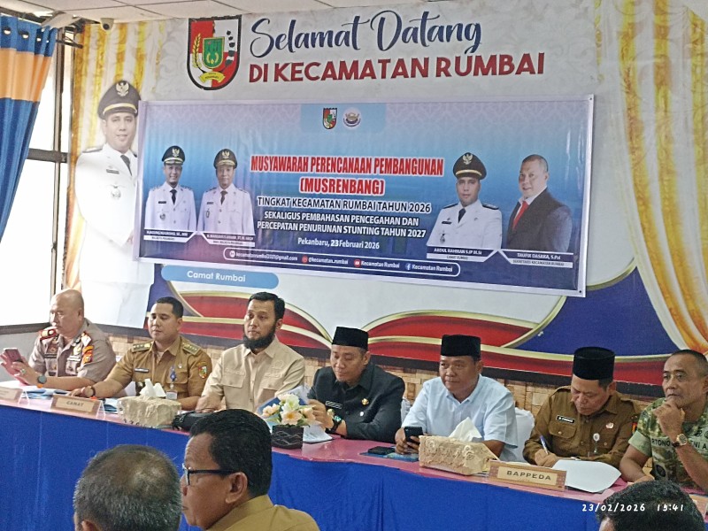 Musrenbang Rumbai 2027 Digelar, Warga Diminta Tak Bosan Ajukan Usulan Pembangunan