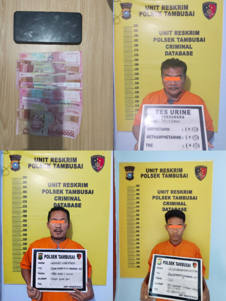 Tiga Pelaku Curanmor Di Rohul Tak Berkutik Saat Diringkus Polisi