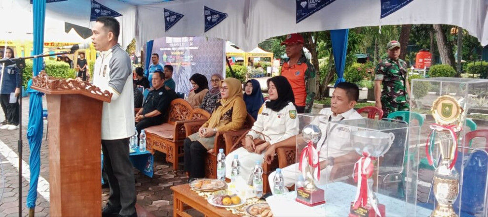 Dibuka Langsung Kadispora Riau,SMA Negeri 8 Pekanbaru Taja Kegiatan Lomba Ketangkasan Baris Berbaris (LKBB) Tingkat SMA/SMK Se_Riau