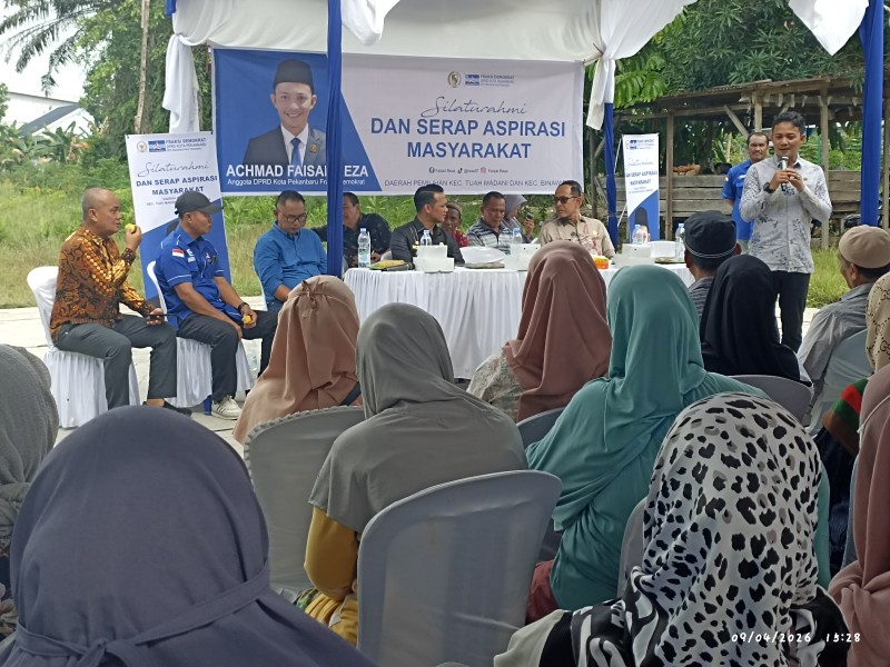 Serap Aspirasi Warga Sidomulyo Barat, Achmad Faisal Reza Bawa Solusi untuk UMKM hingga Infrastruktur