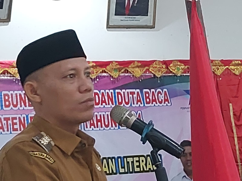 Kukuhkan Bunda Literasi dan Duta Baca, Bupati Sabar AS Ingatkan Syarat Menjadi Bangsa Tang Besar