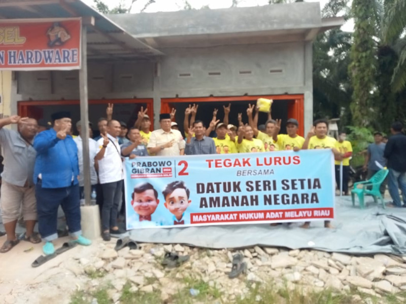 Masyarakat Hukum Adat Melayu Riau dukung Prabowo Gibran