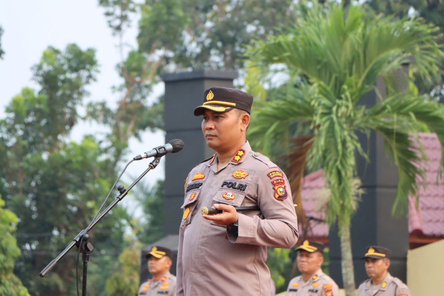 Kapolres Kuansing Ingatkan Seluruh Personel Polres Kuansing Jaga Netralitas Pemilu 2024