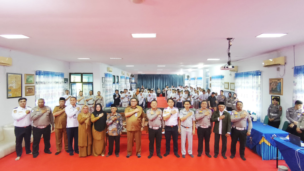 Dirlantas Polda Riau Pimpin langsung Launching Sekolah Percontohan Tertib Berlalu Lintas Tahun 2025 Ditlantas Polda Riau