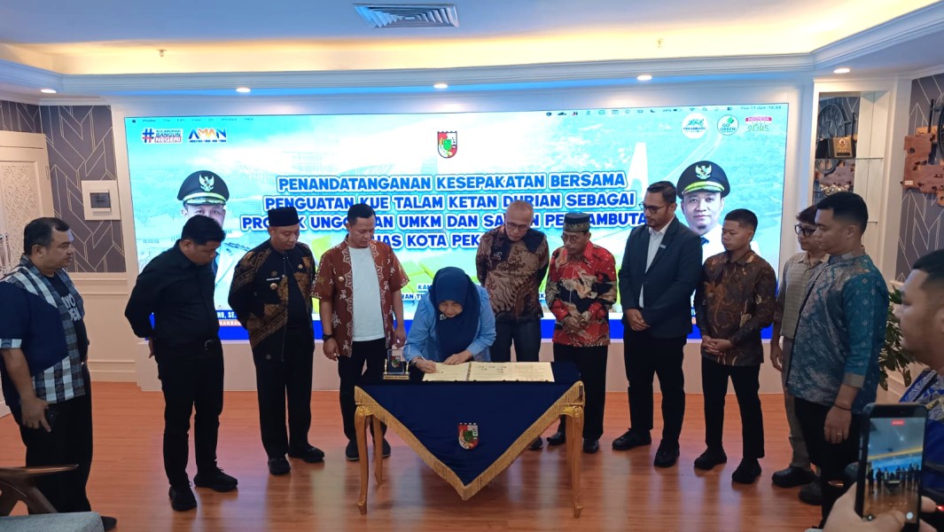 Kue Talam Ketan Durian Siap Jadi Ikon Kuliner Pekanbaru, Hadir di Hotel dan Bandara