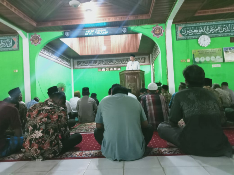 Cabup Pasaman No Urut 3 Sabar AS Di Daulat Jadi Khatib